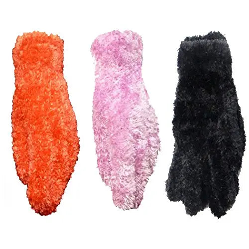 Women Winter Warm Feather Feel Gloves Mittens 4 Pairs B.U.L Gloves