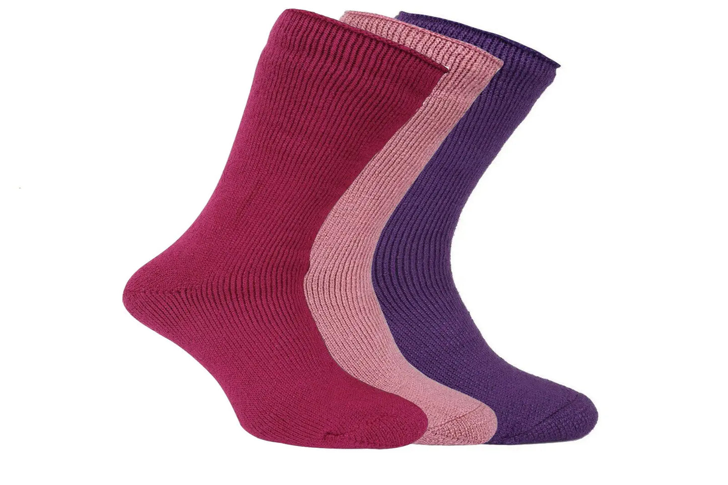 3 LADIES THERMAL HOT PANACHE WORK, SLIPPERS, SKI, SPORTS SOCKS EXTRA THICK 2.3 TOG SIZE 4-7 My Store