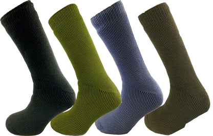3 MENS THERMAL HOT PANACHE WORK, SLIPPERS, SKI SOCKS EXTRA THICK 2.3 TOG SIZE 6-11 (3 PAIRS ASSORTED SOCKS)