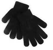 Magic - 12 x Unisex Winter Warm Magic Gloves Bulk One Size (Adult) Black