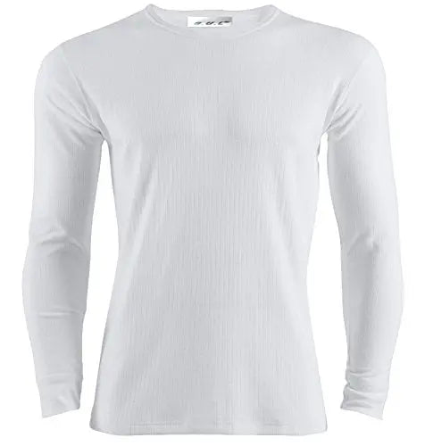 Mens Extreme Hot Thermal Underwear Full Sleeve Vest 4 Colours Winter, Camping & Ski Wear Size S-XXL (XLarge, White) My Store