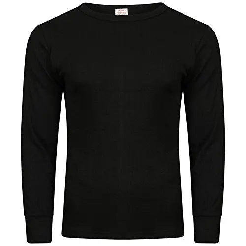 Men's Extreme Hot Thermal Underwear Long Sleeve Vest Winter & Ski Wear Size S-XXL (Medium, Black) My Store