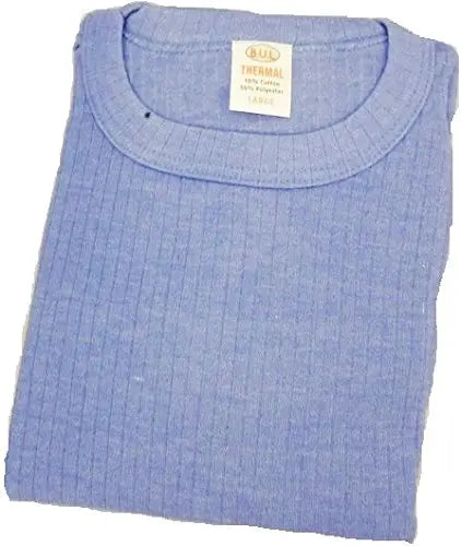 B.U.L ® 2 Mens Extrem Hot Thermal Underwear Set Long Sleeve Vest & Long Johns Suitable for Winter, Outdoor Work, Travel, Camping & Ski Wear Size S-XL (Small, Blue) My Store