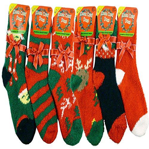 Christmas Fuzzy Socks - 3 Styles