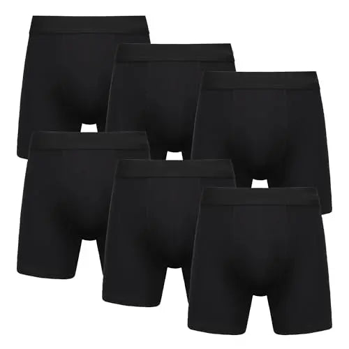 Mens Bamboo Boxers 3 Pack Breathable Viscose Elasticated Waistband Elastane Stretch Size S-XXL B.U.L