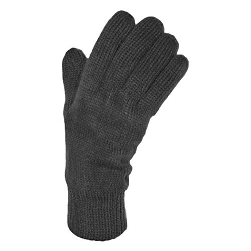 Winter Warmer Men's 2.3 TOG Warm Thermal Cold Weather Gloves 3 Colours (Charcoal)