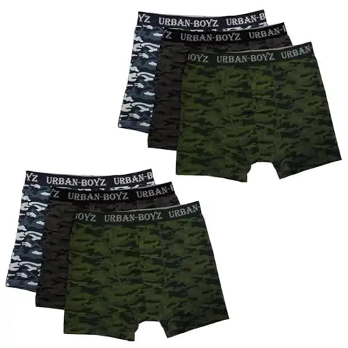 Mens Camouflage Boxer Shorts Trunks
