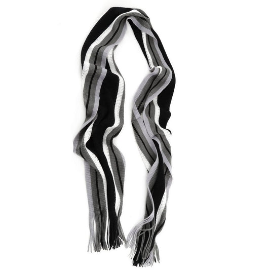 Luxurious Striped Super Soft Winter Scarf for Men & Ladies Stocking Filler Gift