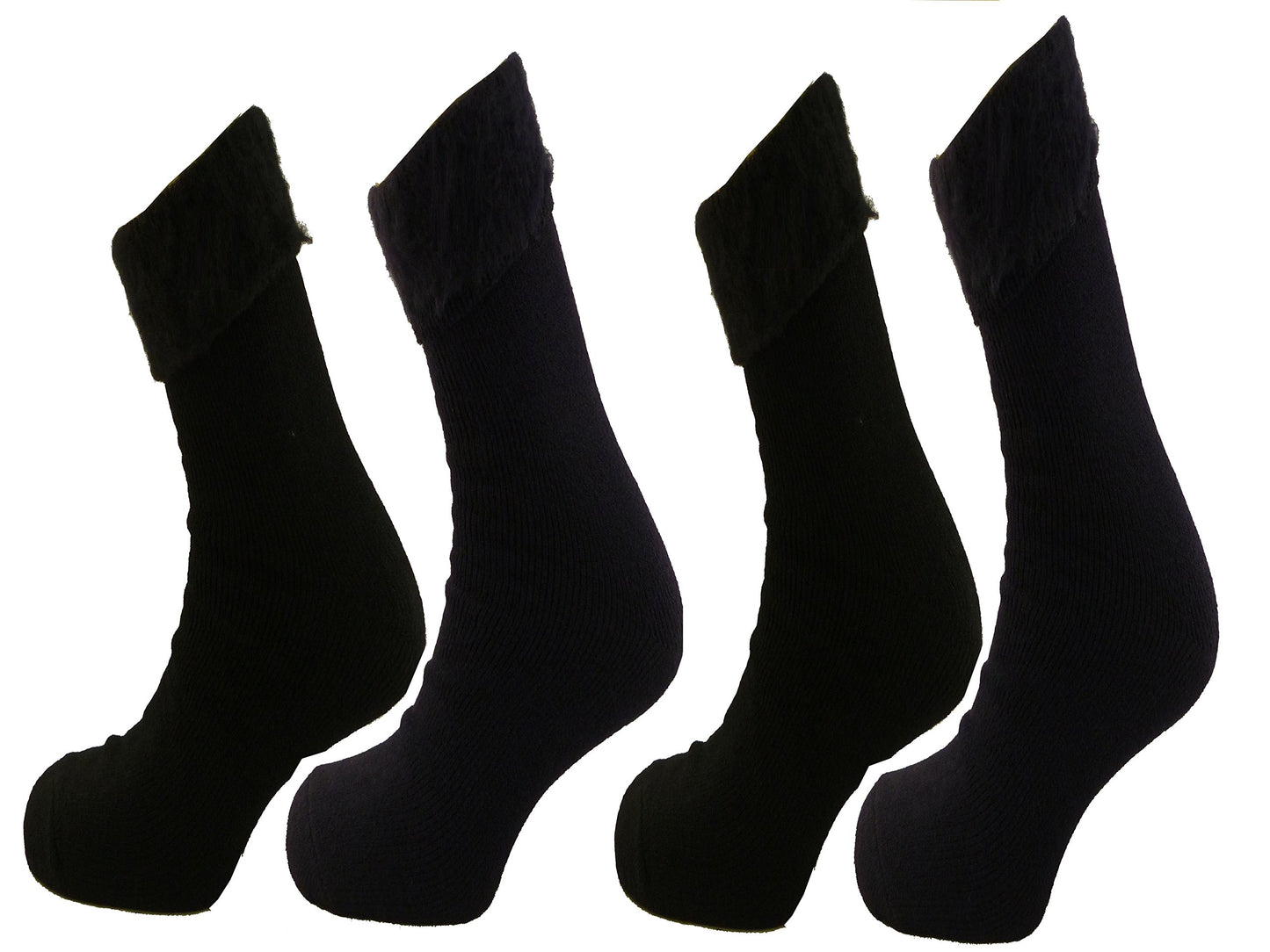 4 Mens Thermal Sleep Brushed Inside Bed Socks No More Cold Feet UK 6-11