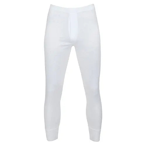 Mens Thermal Long Johns Winter Warm Thermal Underwear - 4 Colours All Sizes (XLarge, White) My Store